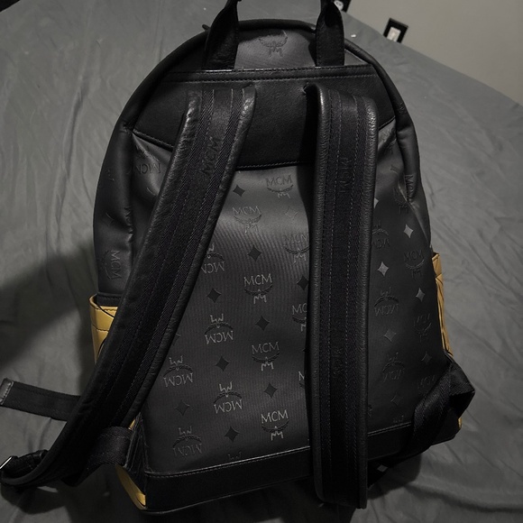 MCM Limited Edition Bionic Backpack Gold & Black - Picture 3 of 8